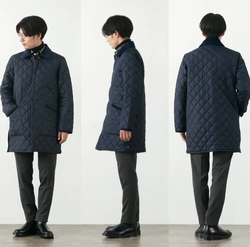 BARBOUR Jackets^/ Ritzdale long nylon quilted jacket
