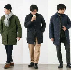 BARBOUR Jackets^/ Ritzdale long nylon quilted jacket