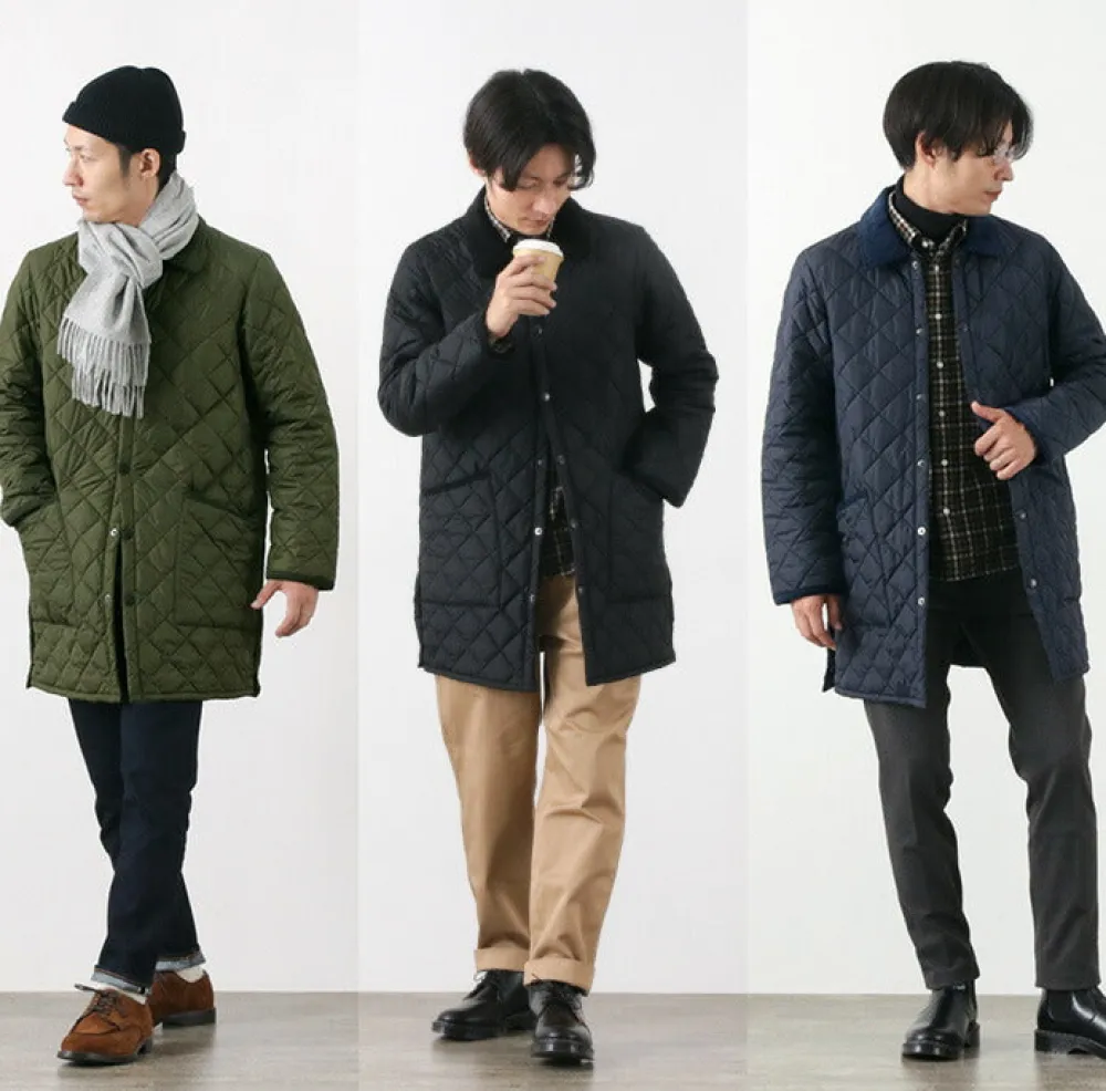BARBOUR Jackets^/ Ritzdale long nylon quilted jacket