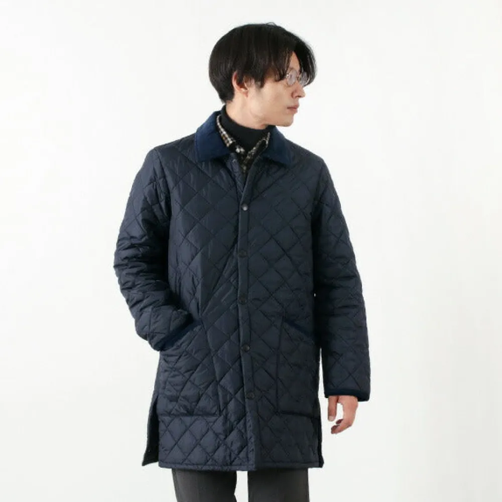 BARBOUR Jackets^/ Ritzdale long nylon quilted jacket
