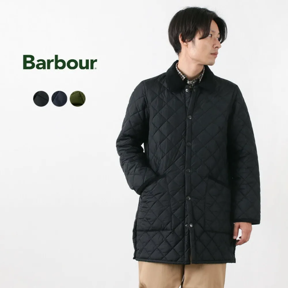 BARBOUR Jackets^/ Ritzdale long nylon quilted jacket