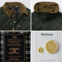 BARBOUR Jackets^/ 130th Anniversary Quilted Transport Jacket green