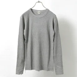 BARNS T-Shirts^/ BR-3050 Big Waffle Long Sleeve Thermal / T-shirt