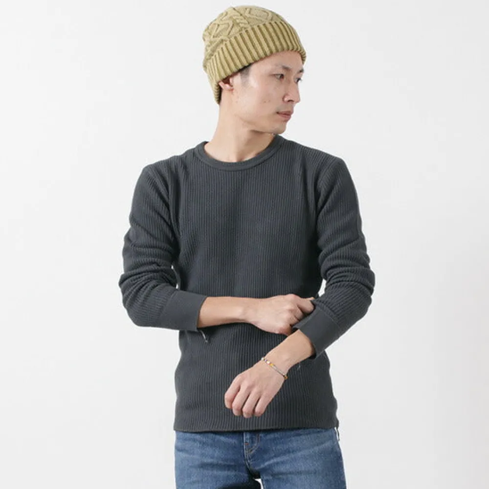 BARNS T-Shirts^/ BR-3050 Big Waffle Long Sleeve Thermal / T-shirt