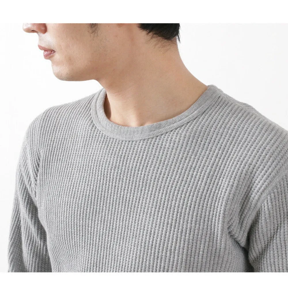 BARNS T-Shirts^/ BR-3050 Big Waffle Long Sleeve Thermal / T-shirt