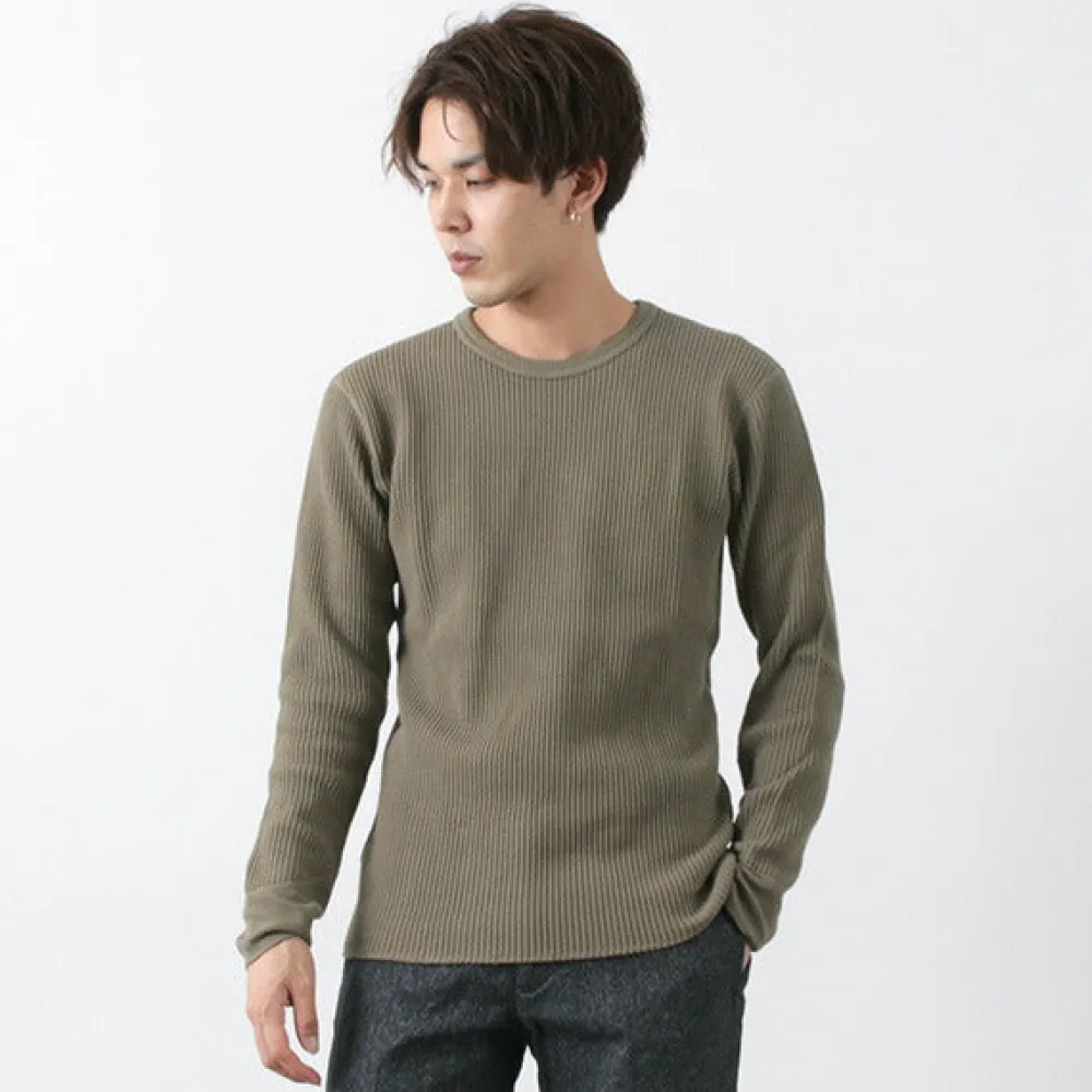 BARNS T-Shirts^/ BR-3050 Big Waffle Long Sleeve Thermal / T-shirt