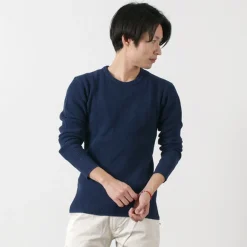 BARNS T-Shirts^/ BR-3050 Big Waffle Long Sleeve Thermal / T-shirt
