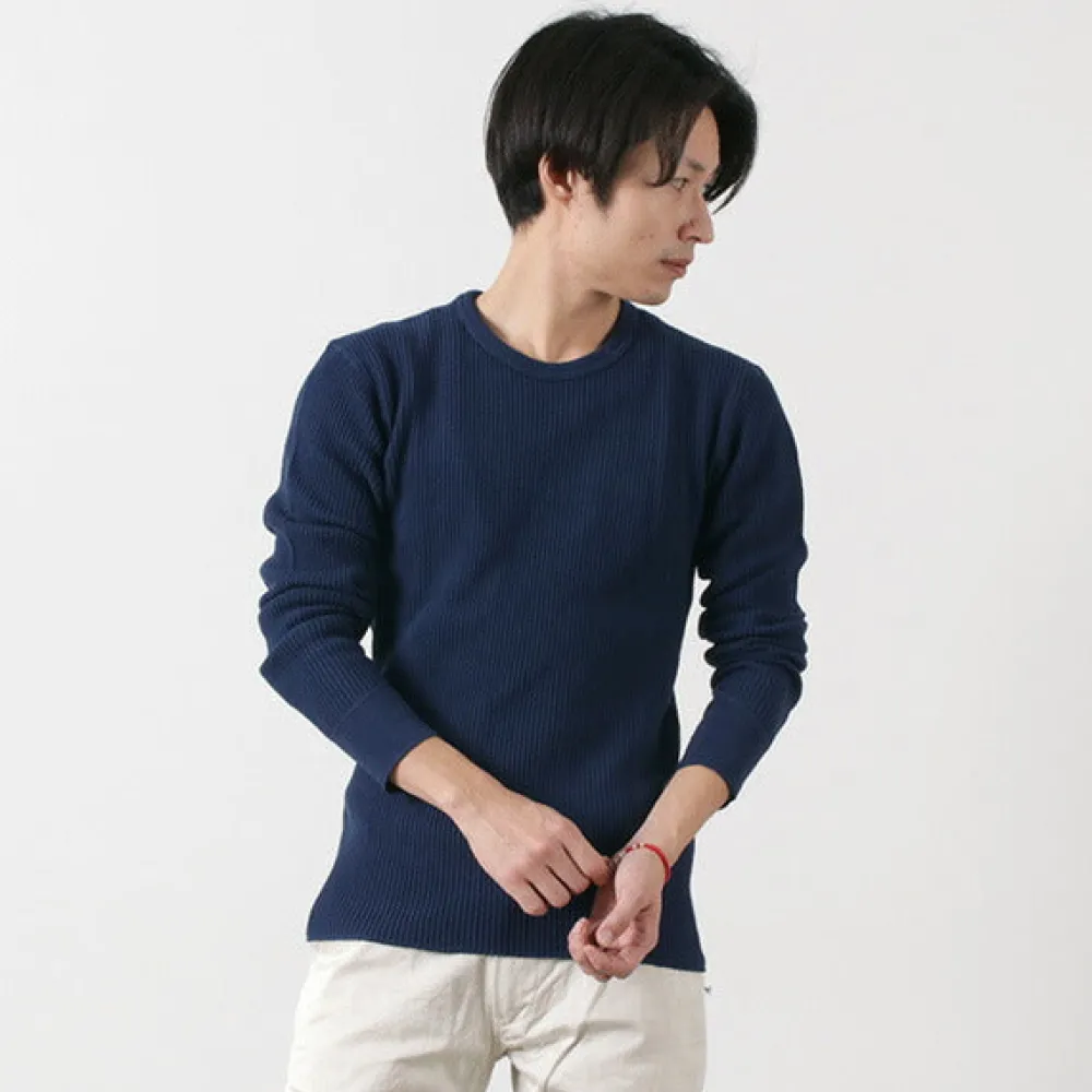BARNS T-Shirts^/ BR-3050 Big Waffle Long Sleeve Thermal / T-shirt