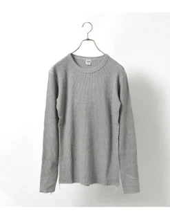 BARNS T-Shirts^/ BR-3050 Big Waffle Long Sleeve Thermal / T-shirt