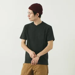 BARNS T-Shirts^/ BR-1101 Hanging jersey S/S V-neck