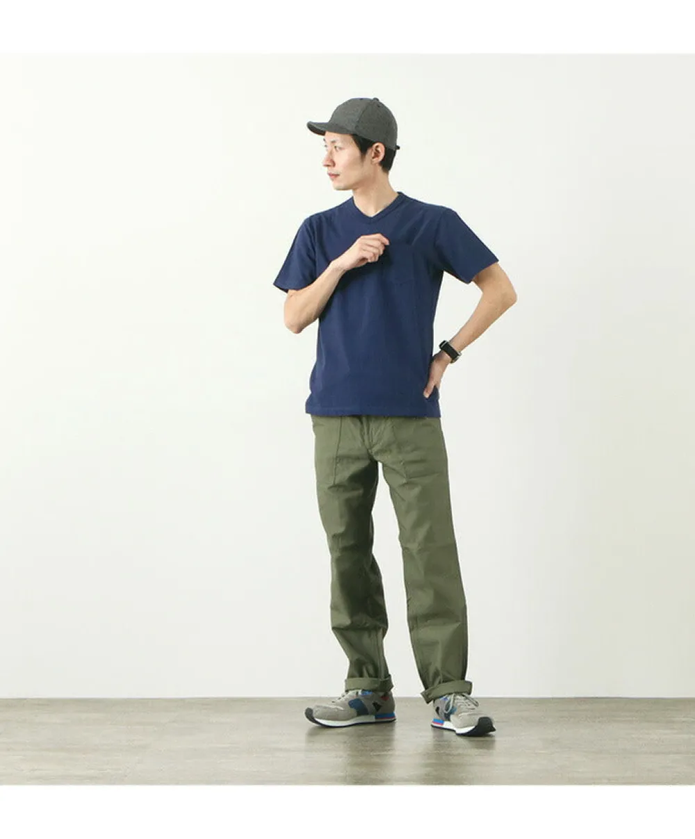 BARNS T-Shirts^/ BR-1101 Hanging jersey S/S V-neck