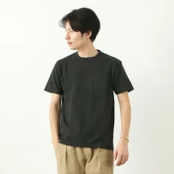 BARNS T-Shirts^/ BR-1100 Hanging jersey S/S Crew neck