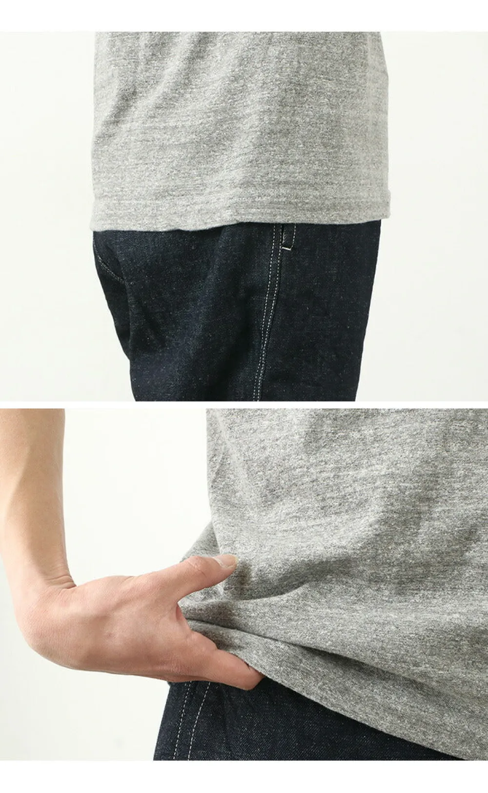 BARNS T-Shirts^/ BR-1100 Hanging jersey S/S Crew neck