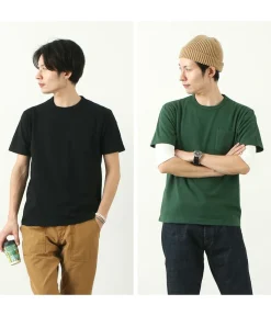 BARNS T-Shirts^/ BR-1100 Hanging jersey S/S Crew neck
