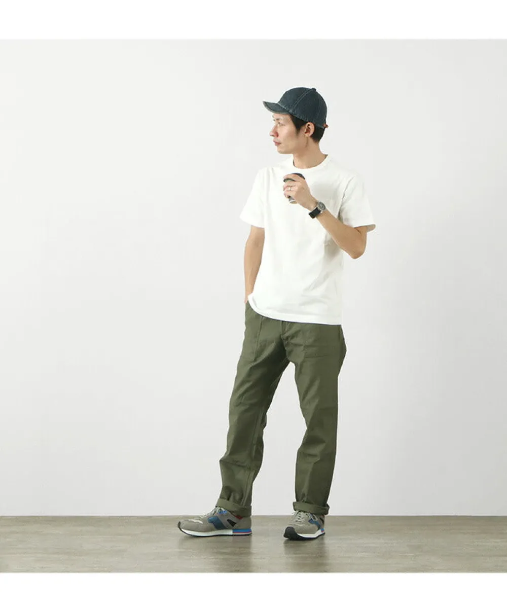 BARNS T-Shirts^/ BR-1100 Hanging jersey S/S Crew neck