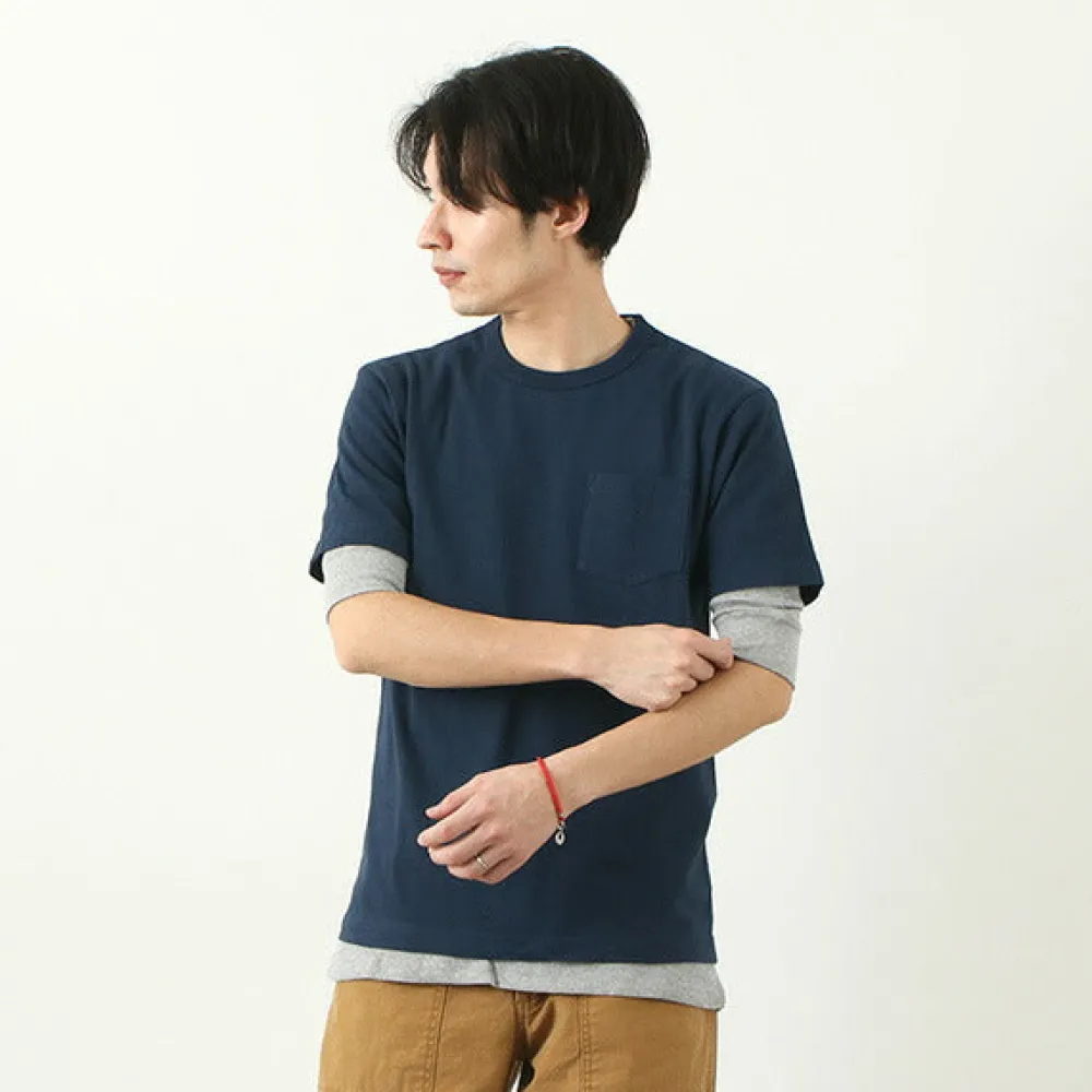 BARNS T-Shirts^/ BR-1100 Hanging jersey S/S Crew neck