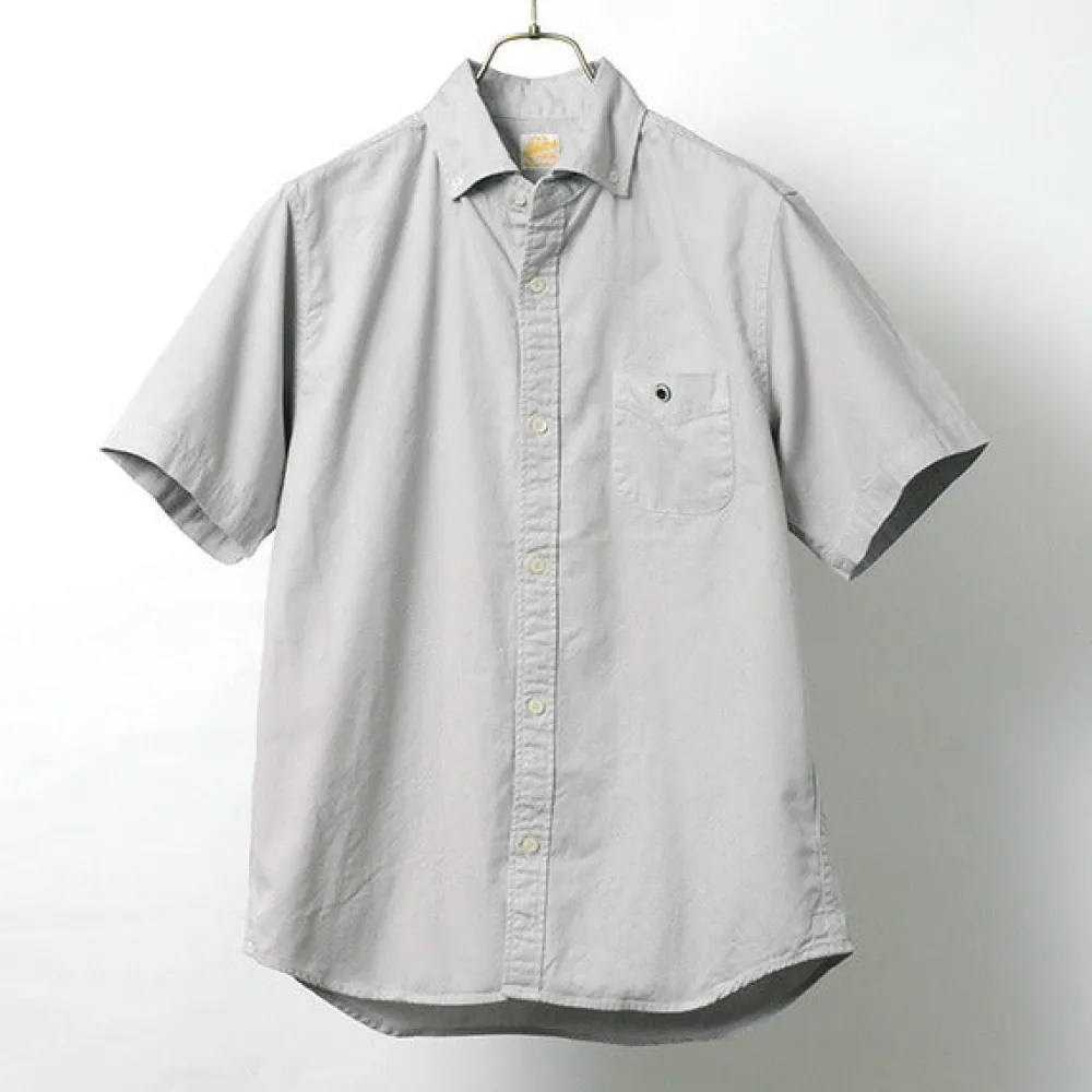 BARNS Shirts^/ BR-5266 Ox S/S button-down shirt