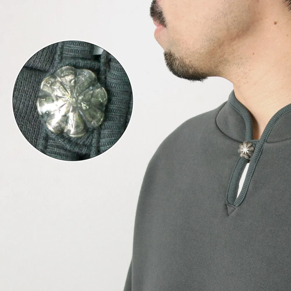 BARNS Sweatshirts^/ Cozun Button Works Concho Sweatshirt