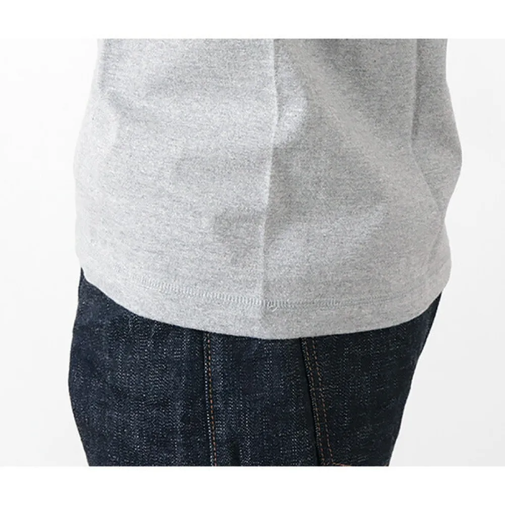 BARNS T-Shirts^/ COZUN Knit Vintage Long Sleeve Crew Neck T-Shirt