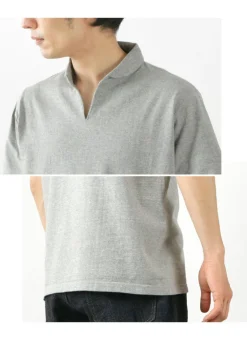 BARNS T-Shirts^/ Cozun Knit Vintage Skipper Polo Shirt