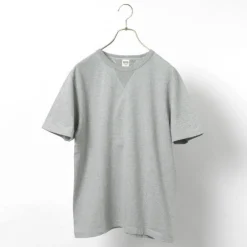 BARNS T-Shirts^/ Cozun knitted vintage gusset short sleeve crew neck T-shirt