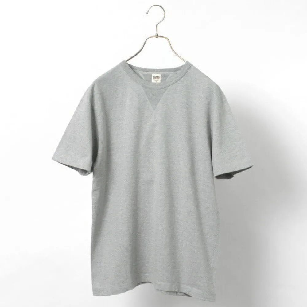 BARNS T-Shirts^/ Cozun knitted vintage gusset short sleeve crew neck T-shirt