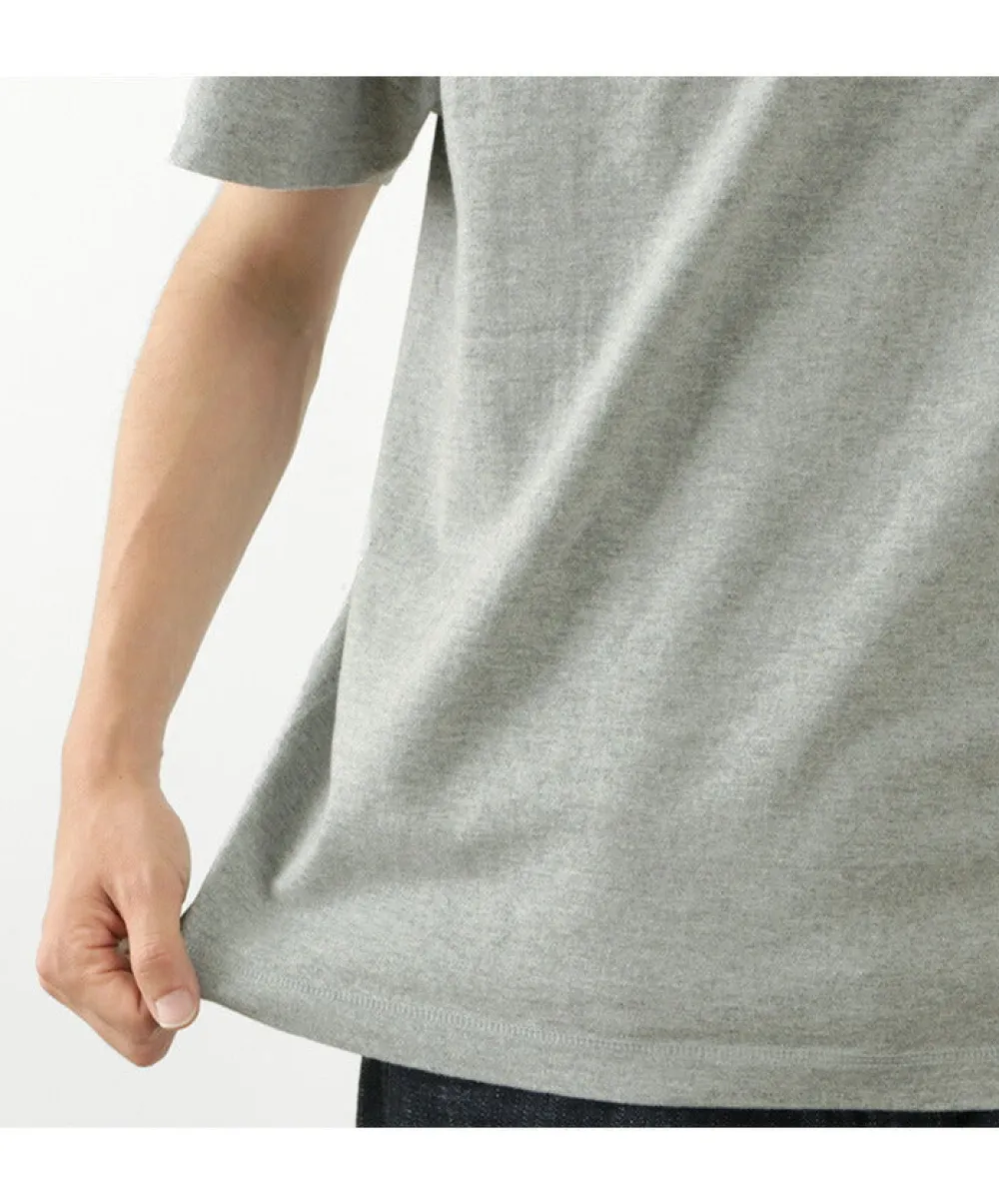 BARNS T-Shirts^/ Cozun knitted vintage gusset short sleeve crew neck T-shirt