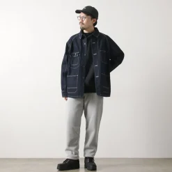 BARNS Trousers^/ Cozun Wide Tapered Pants