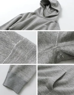 BARNS Sweatshirts^/ Hanging Knit Wide Hoodie