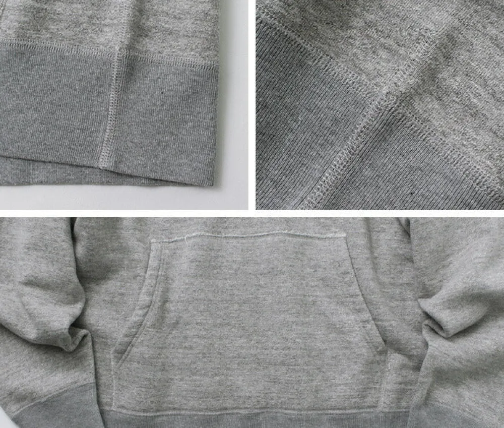 BARNS Sweatshirts^/ Hanging Knit Wide Hoodie