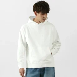 BARNS Sweatshirts^/ Hanging Knit Wide Hoodie