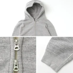 BARNS Sweatshirts^/ Hanging Knits Zip Parka Sweat