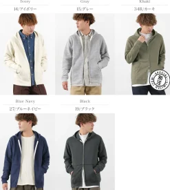 BARNS Sweatshirts^/ Hanging Knits Zip Parka Sweat