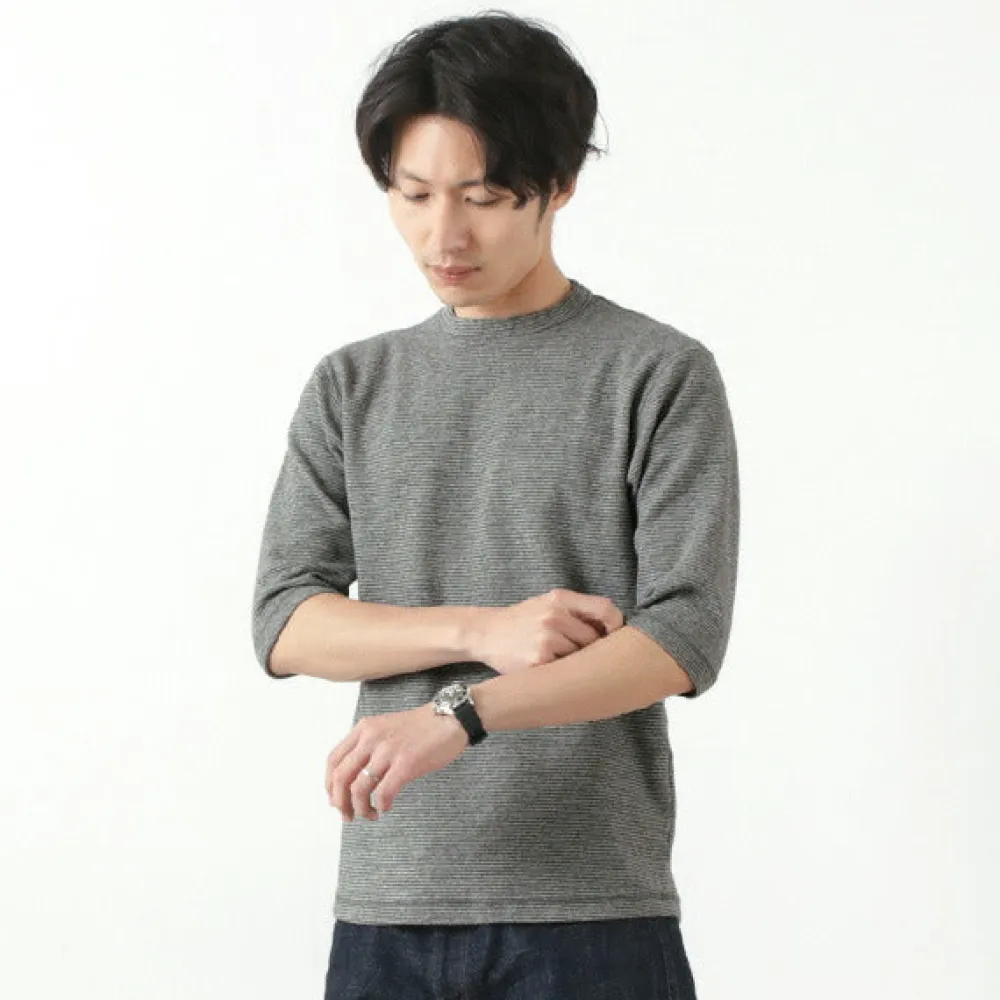 BARNS T-Shirts^/ Heavy spun milled fabric 6.5/10 sleeve T-shirt