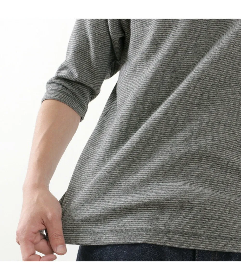 BARNS T-Shirts^/ Heavy spun milled fabric 6.5/10 sleeve T-shirt
