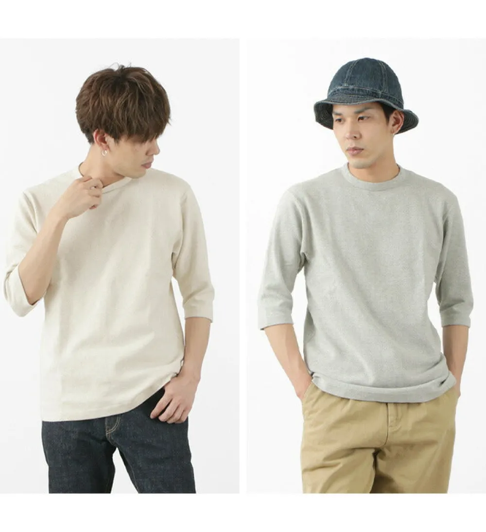 BARNS T-Shirts^/ Heavy spun milled fabric 6.5/10 sleeve T-shirt
