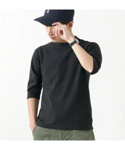 BARNS T-Shirts^/ Heavy spun milled fabric 6.5/10 sleeve T-shirt