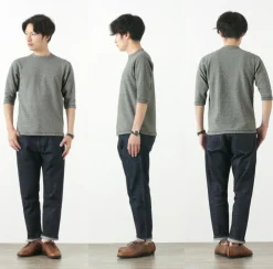 BARNS T-Shirts^/ Heavy spun milled fabric 6.5/10 sleeve T-shirt