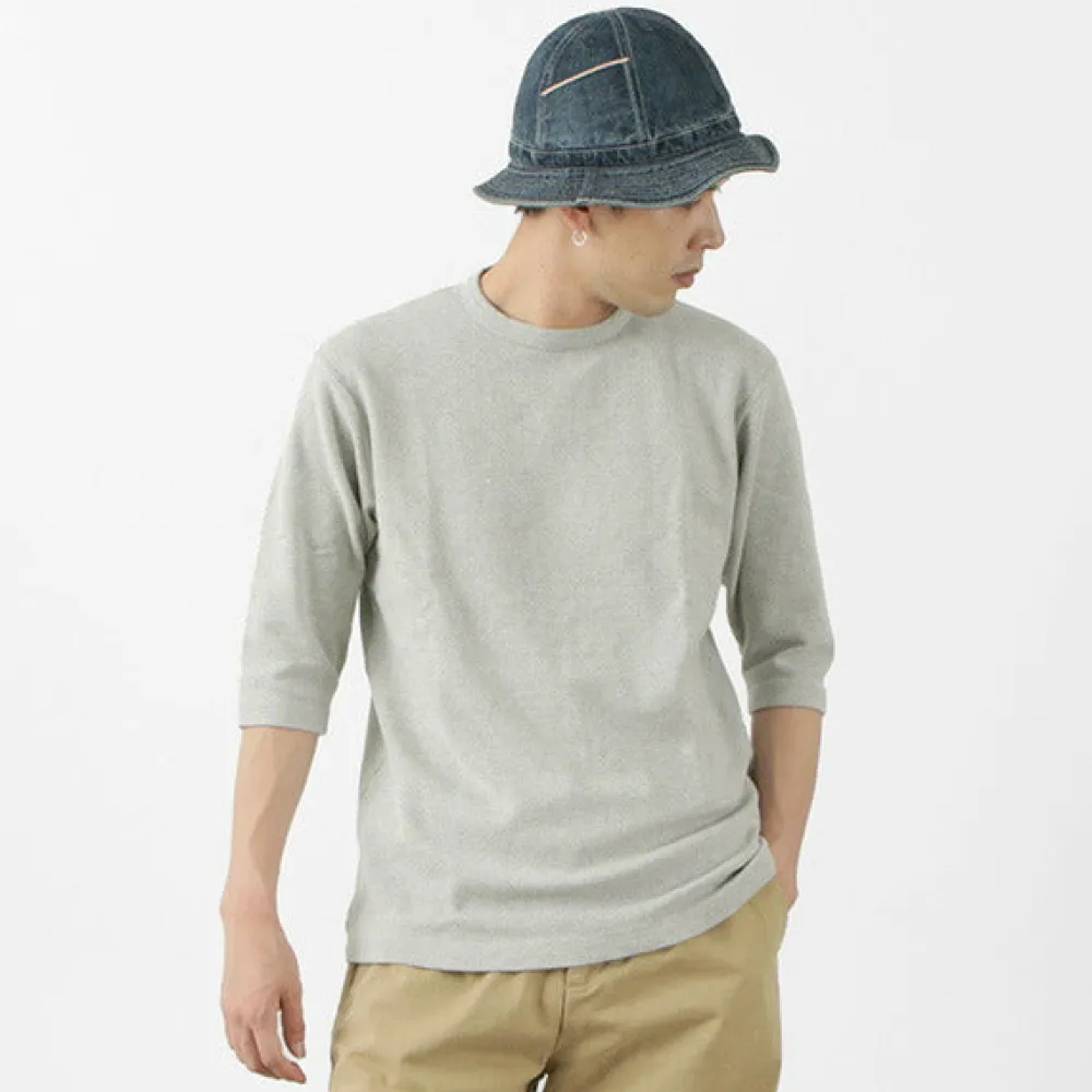 BARNS T-Shirts^/ Heavy spun milled fabric 6.5/10 sleeve T-shirt