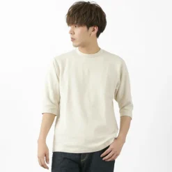BARNS T-Shirts^/ Heavy spun milled fabric 6.5/10 sleeve T-shirt