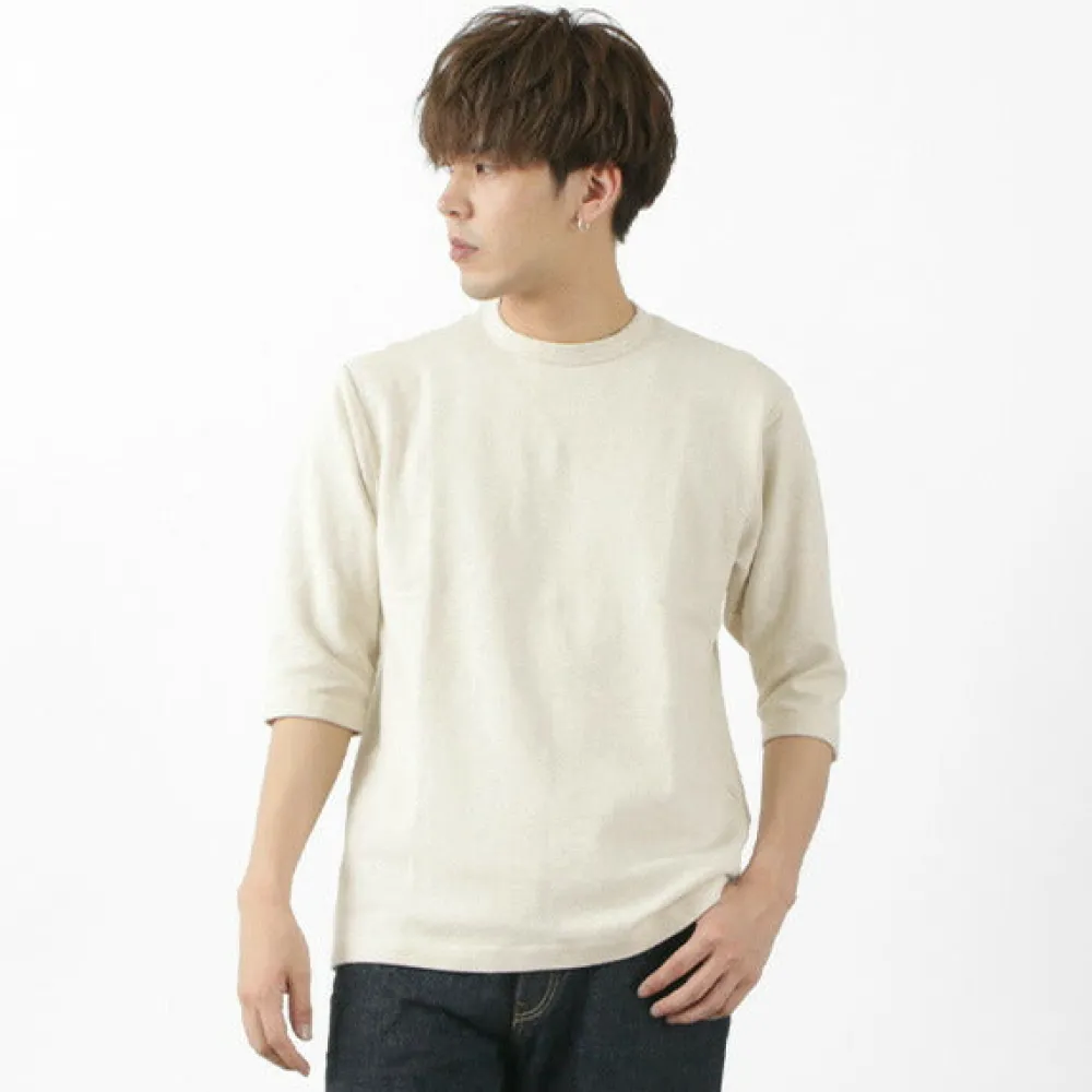 BARNS T-Shirts^/ Heavy spun milled fabric 6.5/10 sleeve T-shirt