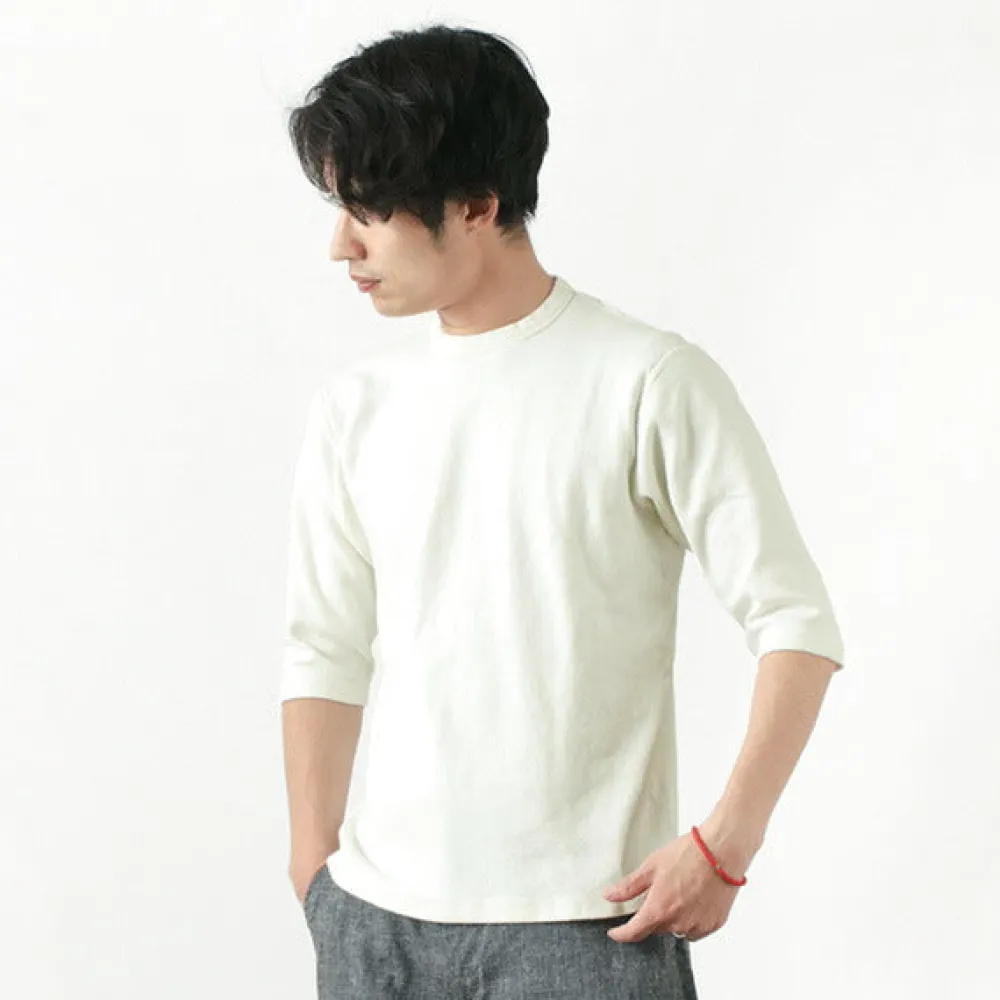 BARNS T-Shirts^/ Heavy spun milled fabric 6.5/10 sleeve T-shirt