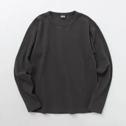 BARNS T-Shirts^/ Heavy Spun Milled Fabric Long Sleeve T-Shirt
