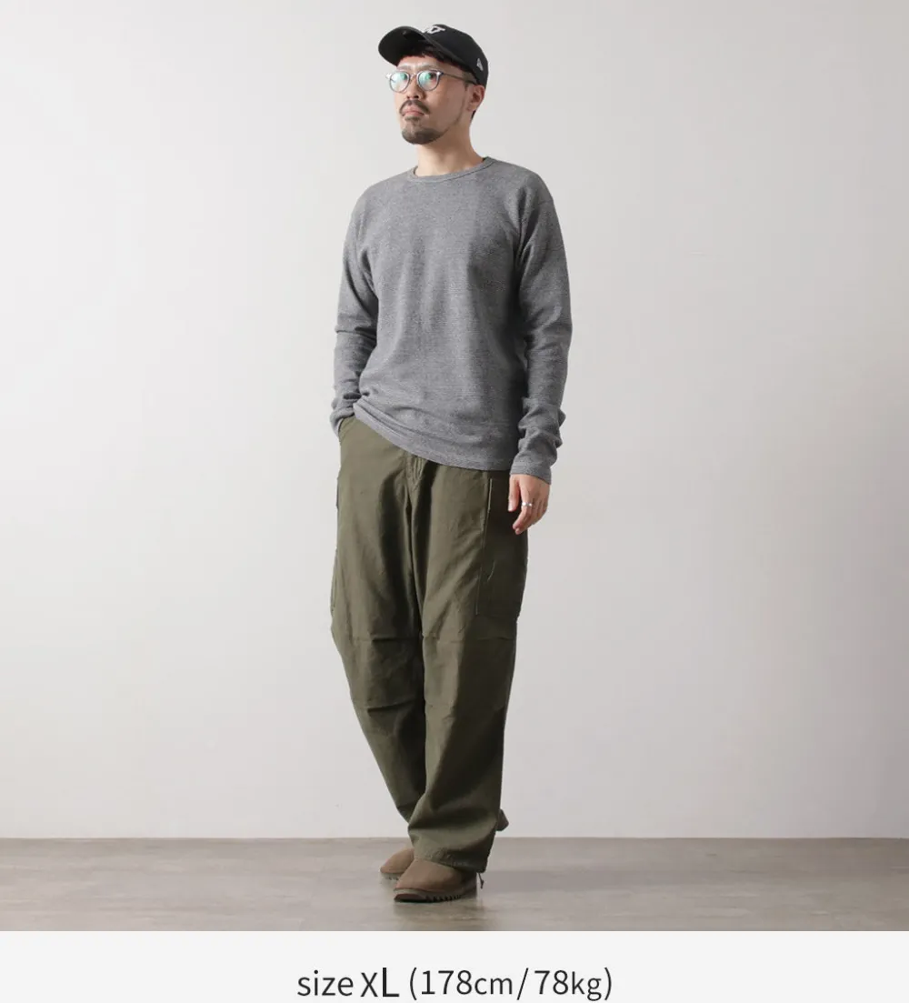 BARNS T-Shirts^/ Heavy Spun Milled Fabric Long Sleeve T-Shirt
