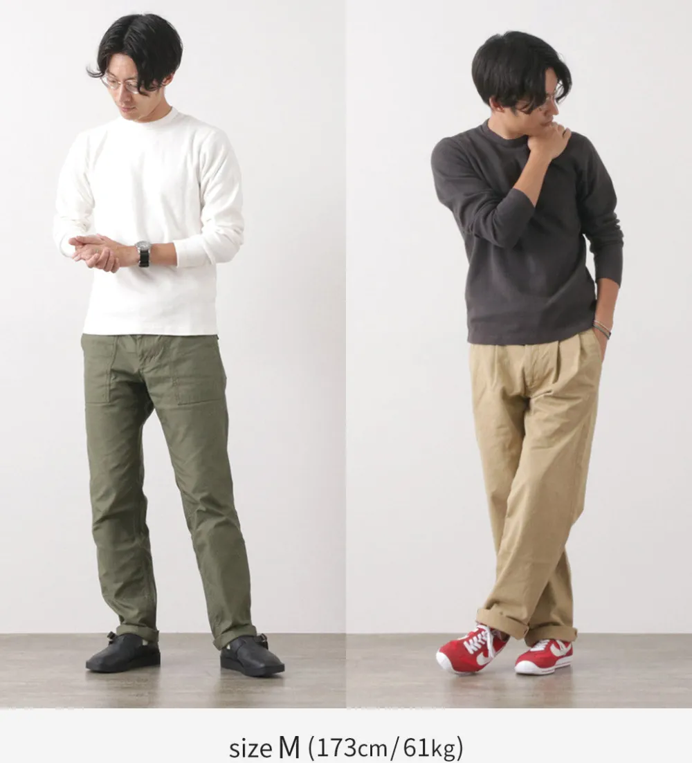 BARNS T-Shirts^/ Heavy Spun Milled Fabric Long Sleeve T-Shirt