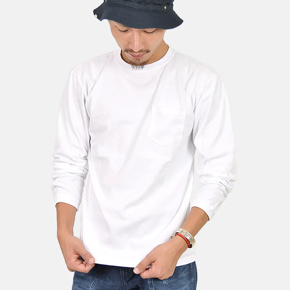 BARNS T-Shirts^/ Heavy Spun Milled Fabric Long Sleeve T-Shirt