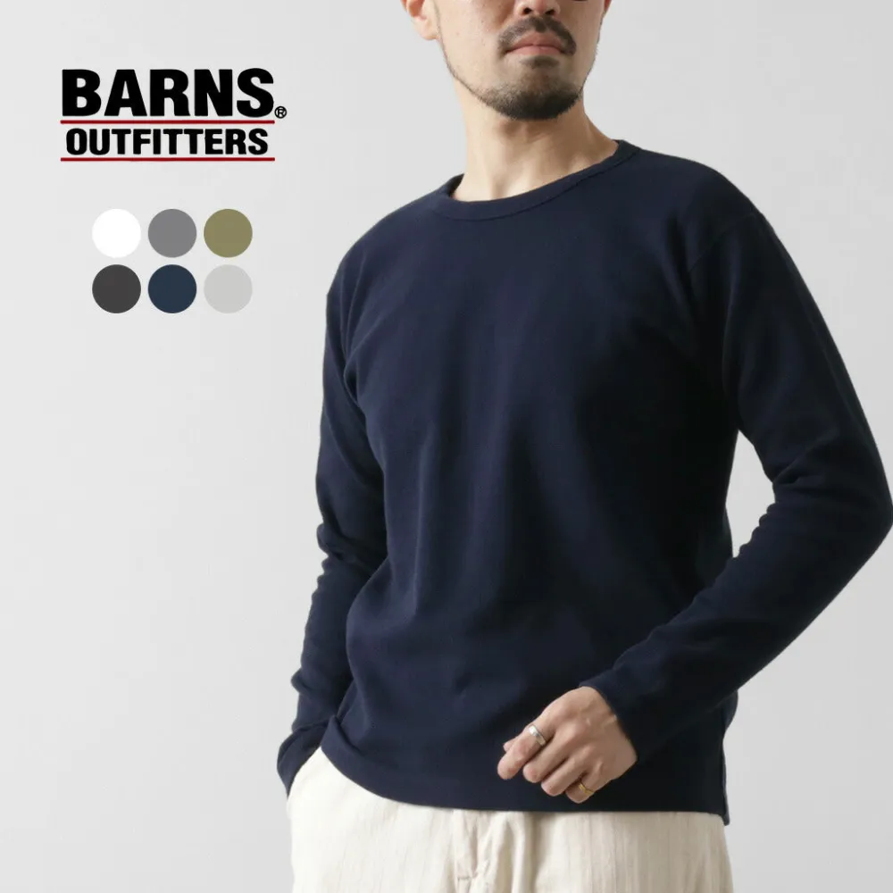 BARNS T-Shirts^/ Heavy Spun Milled Fabric Long Sleeve T-Shirt