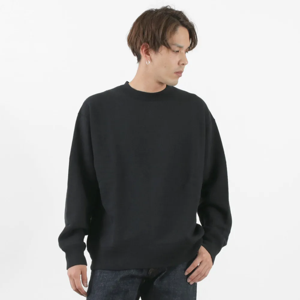 BARNS Sweatshirts^/ Loopwheel wide crew sweatshirt