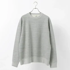BARNS Sweatshirts^/ Loopwheel wide crew sweatshirt