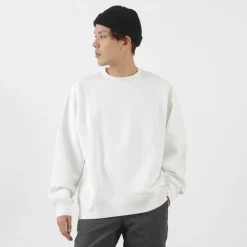 BARNS Sweatshirts^/ Loopwheel wide crew sweatshirt